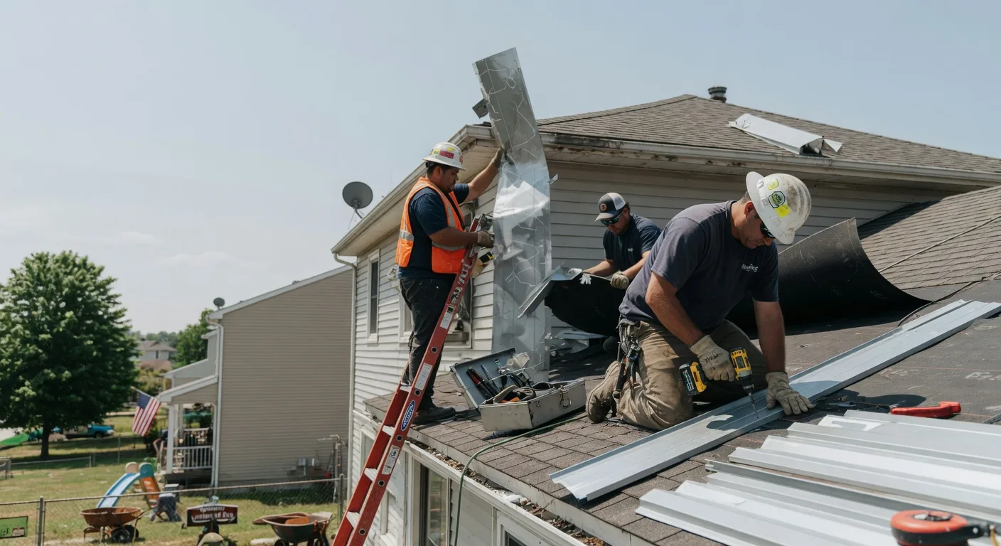 Storm Damage Metal Roof Repair in Alexandria, TN